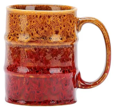 Obrázek produktu pro Velká keramická hrnek o objemu 450 ml s uchem, vhodná do mikrovlnné trouby a myčky