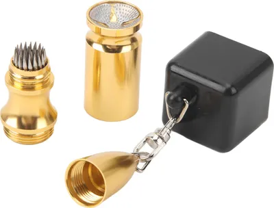 Obrázek produktu pro 4 v 1 Kulečníkový držák křídy Pool Cue Portable Snooker Tip Pricker Gold/Black