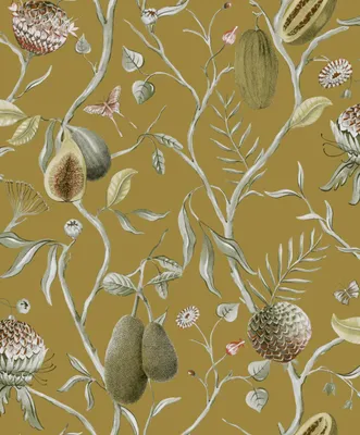 Immagine prodotto di Carta da parati Khroma by Masureel - Paesaggio boscoso giallo - 630098 - 53 cm x 10,05 m