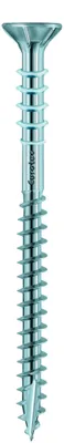 Produktbild von Eurotec Justierschraube Distanzschraube Abstandschraube Justitec, blau verzinkt - Größe: 6,0 x 100 mm - Menge: 100 Stück
