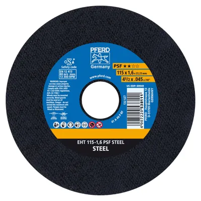 Produktbild von PFERD 61730021, 11,5 cm, 2,22 cm, 1,6 mm, 13300 RPM, 25 Stück(e)