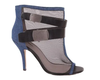 Produktbild von Diesel Damen Ankleboots Jeans Stilettos "Female Roller" Blau #146