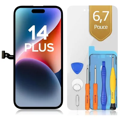 Produktbild von bokman Display für iPhone 14 Plus (6,7 Zoll) – Schwarz