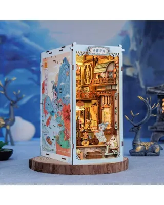 Produktbild von Puzzle 3D, DIY-Buchstütze, Azurblaue Phönix-Lodge, Cutebee, 348 Teile