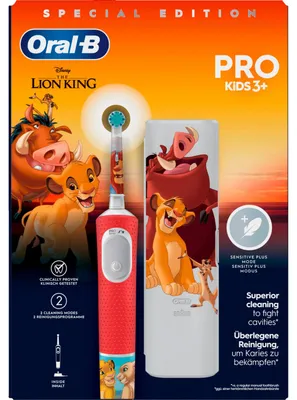 Produktbild von Vitality Pro 103 Kids König Der Löwen , Elektrische Zahnbürste (Mehrfarbig, Mit Reiseetui)