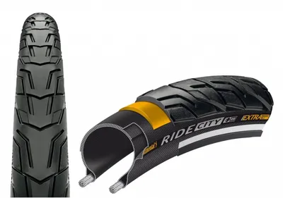 Produktbild von Continental Reifen Ride City Draht 28x1 3/8x1 5/8" 37-622 sw/sw Reflex