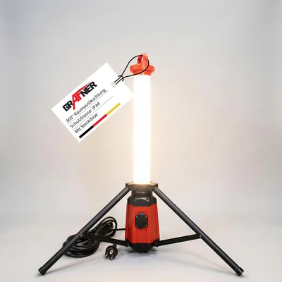 Produktbild von Grafner® Profi 360° Baustellen Standleuchte IP44 3800 Lumen  BS11102
