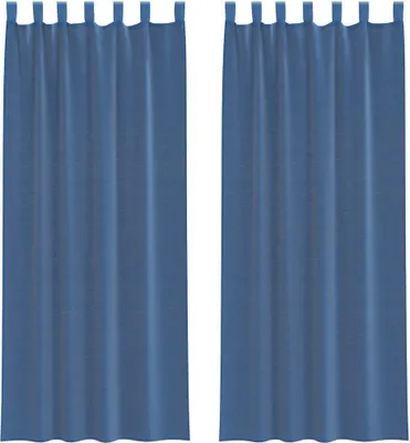 Obrázok produktu pre vidaXL Voálové závesy s pútkami 2 ks. Kráľovská modrá 140x260 cm