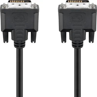 Obrázek produktu pro Goobay 50851, 2 m, DVI-D, DVI-D, Samec, Samec, Černá