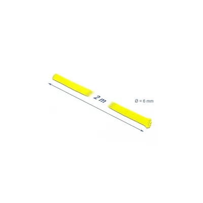 Obrázok produktu pre DELOCK Geflechtschlauch dehnbar 2 m x 6 mm gelb