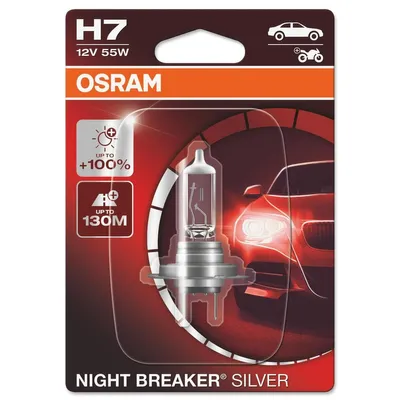 Product packaging for an automotive headlight bulb.