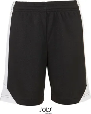 Produktbild von SOLs Teamsport 01718 | Olimpico Contrast Short - Farbe: Black/White - Größe: L