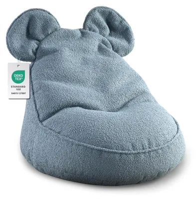 Produktbild von Sitzsack für Kinder - Bequemes Sitzkissen - Sitzsack mit Ohren - Leicht - Multifunktional