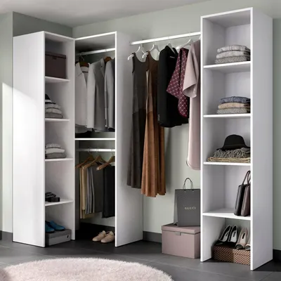 Image de Alexois - Armoire Grande, 226x186h cm Blanc, 8 Étagères