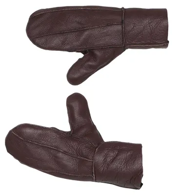 Produktbild von Damen Handschuhe Fäustlinge aus Lammfell Patchwork