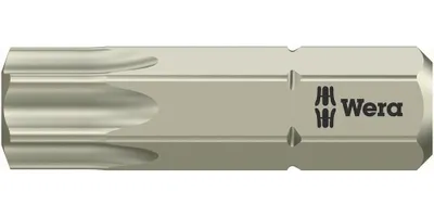 Zdjęcie produktu dla Końcówka 1/4" DIN3126 C6,3 T40 x 25 mm, stal nierdzewna, Wera | 4013288111128