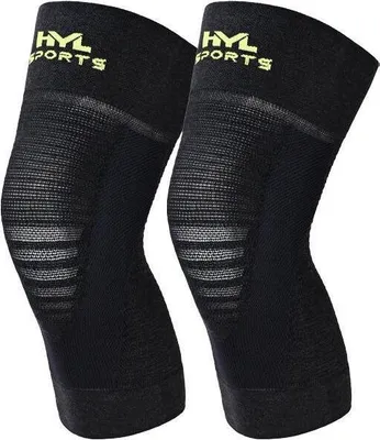 Immagine prodotto di INF Ginocchiera in Grafene Autunno/Inverno - Supporto Compressivo Traspirante, 2 Pezzi M