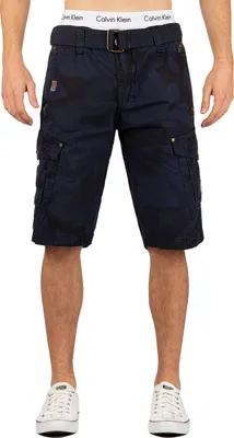 Produktbild von Geographical Norway Herren Sommer Shorts bapeanut Camo_Navy M