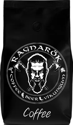 Produktbild von C&T Ragnarök Coffee ganze Kaffeebohnen - als Espresso und Cafe Crema trinkbar - kräftig, nordisch, würzig, aromatisch (1000g)