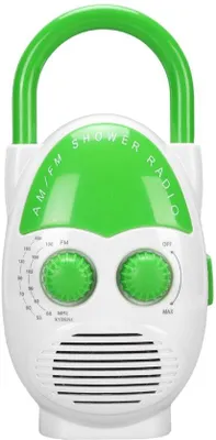 Produktbild von Wasserdichtes IPX5-Duschradiomodell - Tragbares AM/FM-Radio mit eingebauter Lautsprecher - Verstellbares Lautstärkeregler - Ideal für die Badewanne
