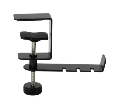 Produktbild von Dynavox Universal-Kopfhörerhalter TM1, Universal-Halterung für Gaming-Headsets aus Metall, Schraub-Montage and Tisch oder Regal, schwarz