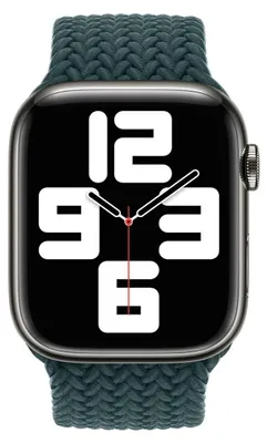 Produktbild von Apple Watch Geflochtenes Solo Loop Armband 38/40/41mm Gr. 8 Rainforest