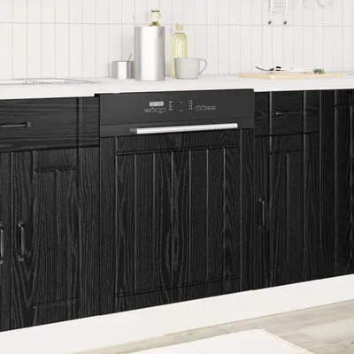 Produktbild von "Schlussverkauf" Küchenschrank Schwarz Eichen-Optik 60x1,5x67 cm - Küchenschränke C555