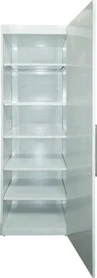 Produktbild von Stengel-Küchen Vorratsschrank Premiumline BxTxH 60 x 59,8 x 200 cm weiß glänzend vormontiert Anschlag rechts 34060100001