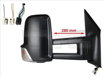 Produktbild von TYC 321-0174 Außenspiegel Seitenspiegel Links passend für MERCEDES-BENZ Sprinter 3,5-T Kastenwagen (907, 910) Konvex Beheizt