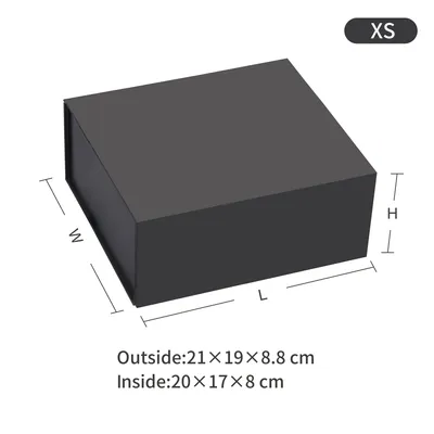 Produktbild von JiaWei Geschenkbox Schwarz -XS