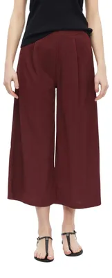 Image de Pantalon pour femmes s.Oliver – Pantalon large, taille haute, coupe décontractée