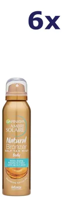 Immagine prodotto di 6 flaconi di Garnier Ambre Solaire Bronze Body Mist da 150 ml