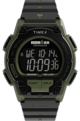 Produktbild von Timex Herren Digital Quarz Armbanduhr mit einem Kunststoffband Ironman Classic