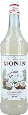 Produktbild von Monin Kokosnuss Sirup exotisch frischer Kokosnuss Geschmack 1000ml