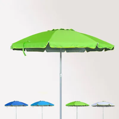 Produktbild von Roma Sonnen Strandschirm Alu Windfest uv Schutz 240 cm - Grün