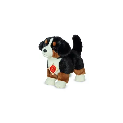 Produktbild von Teddy Hermann Berner Sennenhund Welpe, Kuscheltier, Stofftier, Plüschtier, Hund, stehend, Plüsch, mehrfarbig, 23 cm, 91930