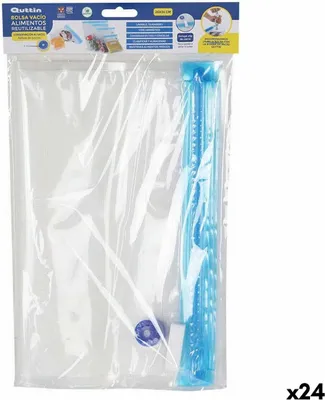 Obrázok produktu pre Opakovane použiteľné vrecká na potraviny Vákuový ventil Quttin 4 ks 26 x 34 cm (24 ks)