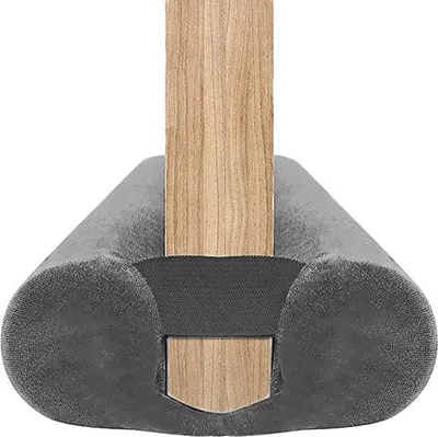Obrázek produktu pro Dvojité polštáře – oboustranné izolační polštáře – dveře a ochrana vchodů – šedé – 75–90 cm