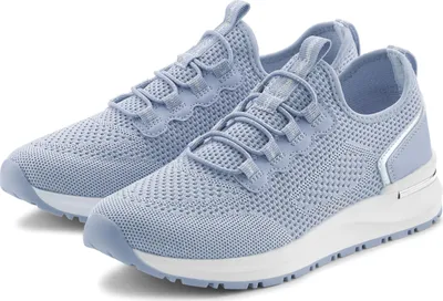 Produktbild von VIVANCE Sneaker Freizeitschuh, Halbschuh, Turnschuh, Slip-On-Sneaker, hellblau Größe 42
