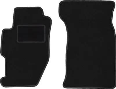 Zdjęcie produktu dla Wielganizator dywaniki welurowe LUX przednie do Honda Accord VI coupe (1998-2002) - czarne dywaniki samochodowe BASIC komplet (2 szt.)