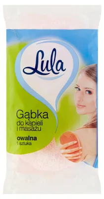 Produktbild von 2in1 Dusch- & Badeschwamm oval mit Peelingseite, Massage-Körperschwamm 1 Stück