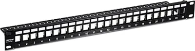 Imagen del producto de TrendNet TC-KP24S TRENDnet Patchpanel 24 port Cat6 geschirmt 1U 19" rackmount