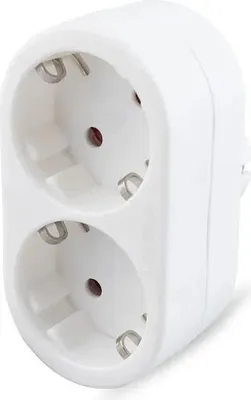 Immagine prodotto di Onlex 16a 250v 2x spina adattatore bianco bianco taglia unica