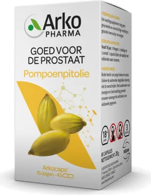 Produktbild von Arkopharma Arkocaps Pompoenpitolie 45 Kapseln