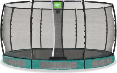 Produktbild von EXIT Allure Premium Trampolin ø427cm, Bodentrampolin, Grün