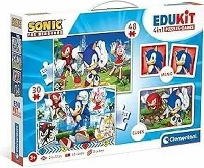 Zdjęcie produktu dla Clementoni Edukit Sonic, 30 szt., Kreskówki, 3 lat(a)