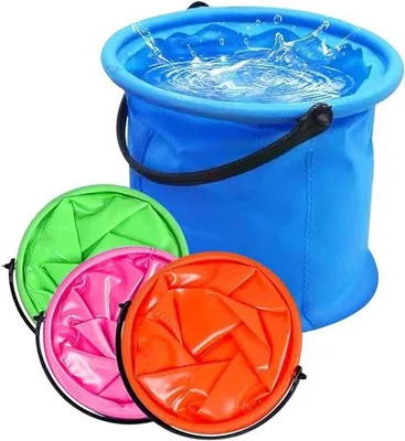 Produktbild von Faltbare Eimer 2 Liter - Set von 4 in verschiedenen Farben