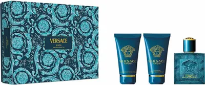 Zdjęcie produktu dla Versace Eros Zestaw Woda toaletowa, 50 ml + Żel pod prysznic, 50 ml + Balsam po goleniu, 50 ml