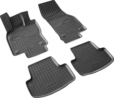 Zdjęcie produktu dla Gumowe dywaniki 3D pasujące do Skody Kodiaq | NU7 | rok produkcji od 2017> | idealnie dopasowane z krawędzią