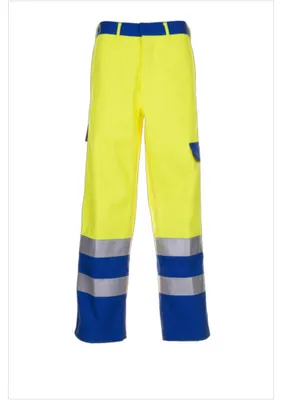 Produktbild von Planam  Major Protect Bundhose warngelb/kornblau Gr. 94, 5222094